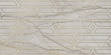 Kerama Marazzi KMD3STA029BR Декор Ифран серый светлый глянцевый обрезной 60x119,5x0,9