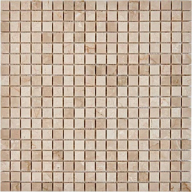 Мозаика Pixmosaic PIX231 Cream marfil из мрамора полированная 15x15 305х305x4