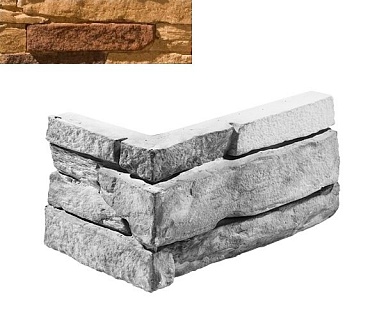 Искусственный камень Leonardo Stone Угловой элемент Шампань 880 20/10x10x3