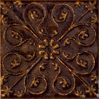 Декор Tubadzin D-Tinta brown 14.8x14.8