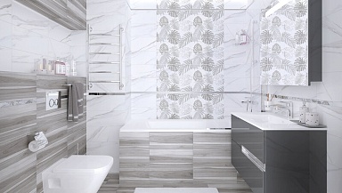 Laparet Elegance Декор-2 белый 20х50