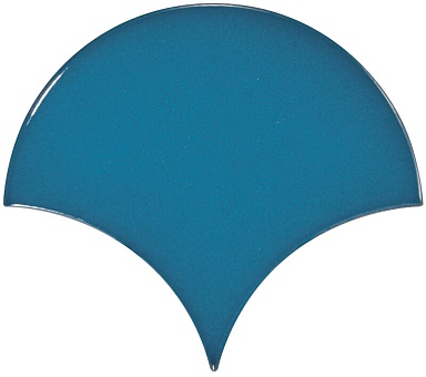 Плитка Equipe 23841 Scale Fan Electric Blue 10,6х12