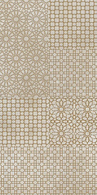 Декор Cedit 752609 Tesori Decoro Monile Bianco Oro 6mm 120x240