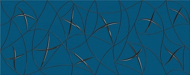 Azori Декор VELA INDIGO STELLA 20,1x50,5