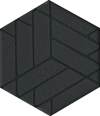 Kerama Marazzi OS/B241/63001 Декор Агуста черный 6х5,2