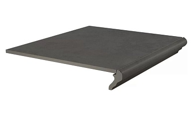 Kerama Marazzi KM4040G0041NGTF Ступень фронтальная Хадду серый тёмный матовый 40,2x34x0,8