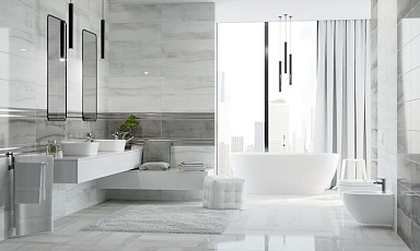 Плитка Ceramica Konskie Terra Grey Rett 25x75
