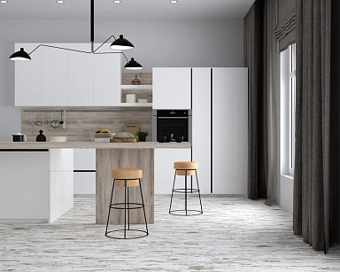 Керамогранит Eurotile Orion GP White 14,7x59,4