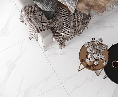 Керамогранит Laparet Marmara white белый 80x80