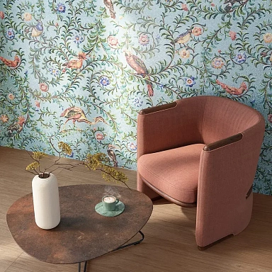 Панно Kerama Marazzi KMP2STA003BR3X Панно Райский сад золотой матовый обрезной (из 3-х частей 60x119,5x0,9) 180x119,5x0,9