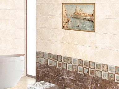 Плитка Absolut Keramika LEGEND MARRON 45*45