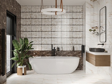 Керамогранит Gracia Ceramica Капелла белый КГ 01 v2 400х400х7