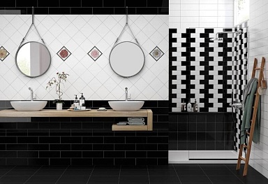 Декор Heralgi Garden Dec Geometry Blanco 10x30