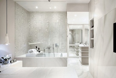 Декор Rex Ceramiche 739969 ALABASTRI Madreperla Mosaico 3x15 Lap Ret 30x30