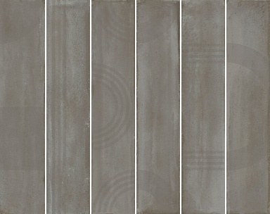 Панно Kerama Marazzi KMP3STA004RN6X Панно Мажорель серый глянцевый (из 6 частей 6х28,5) 36x28,5x1