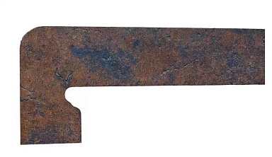 Плинтус Exagres Zanguin METALICA CHERRY IZQUIERDA левый 39.5x17.5