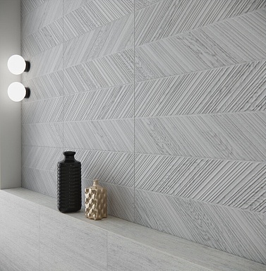 Плитка Eurotile Maple Темный Шеврон Матовый 30x60
