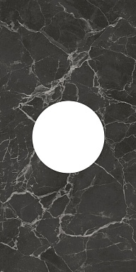 Kerama Marazzi ID160 Декор Коррер наборный чёрный глянцевый 30x60x0,9