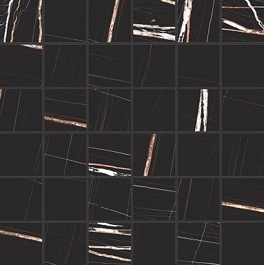 Декор Casa Dolce Casa 756685 Stones 2.0 Sahara Noir Mat Mosaico 5x5 30x30