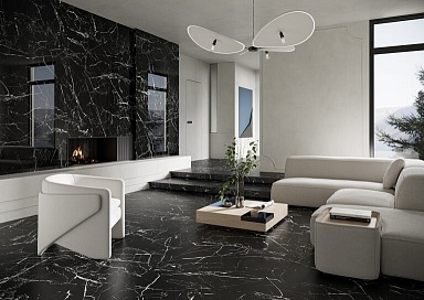 Керамогранит CERRAD Marmo Morocco Black Rect R9 59,7х119,7
