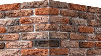 Искусственный камень White Hills 316-55 Брюгге брик Design угол 8x19x6.5