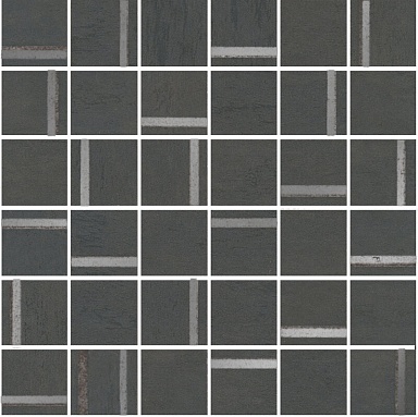 Kerama Marazzi SG640520/MM Декор Гварди 2 мозаичный антрацит матовый обрезной 30x30x0,9