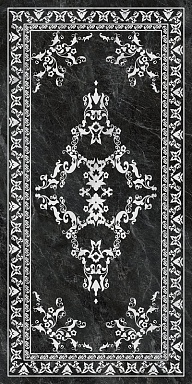 Kerama Marazzi SG592722R Риальто серый тёмный декорированный лаппатированный обрезной 119,5x238,5x9
