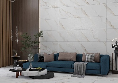 Керамогранит Realistik Clear White Grit Granula 60x120
