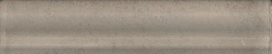 Бордюр Kerama Marazzi BLD058 Монтальбано серый матовый 15x3