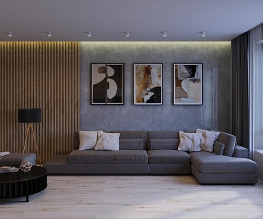 Керамогранит Absolut Gres AB 1100W Almond Wood Grey 1200x200