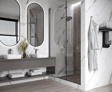 Керамогранит Laparet Venatino Grey белый Сатинированный Карвинг 60х120