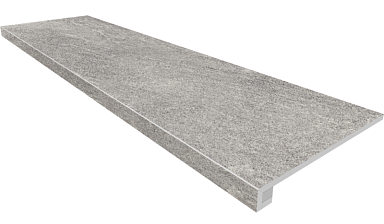Ступень Estima TN01 Grey Неполированная без насечек 33x120 + Подступенок (14,5x120))