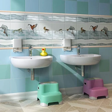 Плитка Kerama Marazzi 5185 Калейдоскоп бирюза 20x20