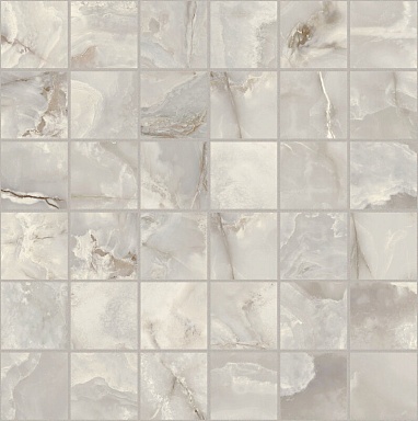 Мозаика Casa Dolce Casa 767648 Onyx&More Silver Onyx Satin Mosaico 5x5 30x30