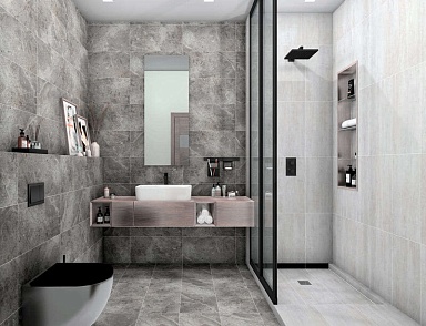 Керамогранит Global Tile GT223VG Storm Светло-Серый 30x60