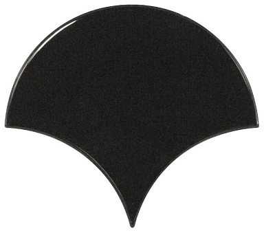 Плитка Equipe 21967 Fan Black 10,6х12