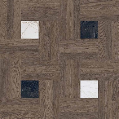 Керамогранит Versace PF60020119 Leatherwood Chesterfield Ebony Nat 3D Rett 8.5mm 60x60