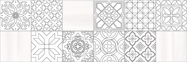 Декор I.Tiles CHA26CNE Charme Cristal Cementina Neutro 20х60