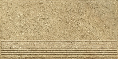 Ступень Paradyz Eremite Beige Stopnica Prosta Struktura Mat B1a 30x60