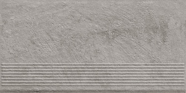 Ступень Paradyz Carrizo Grey Stopnica Prosta Struktura Mat B1a 30x60