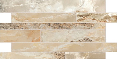 Мозаика Casa Dolce Casa 767773 Onyx&More Golden Blend Satin Modulo Listello SF 30x60