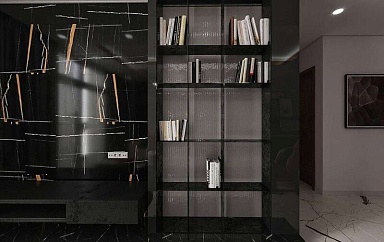 Керамогранит Absolut Gres AB 1058HG Lambert Black High gloss 1200x600
