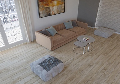 Керамогранит Laparet Elma кремовый 15х60