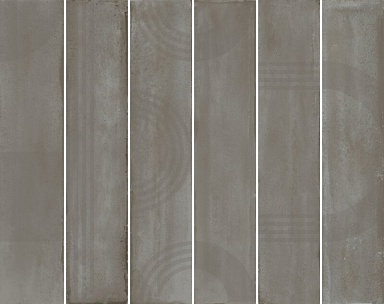 Панно Kerama Marazzi KMP3STA004RN6X Панно Мажорель серый глянцевый (из 6 частей 6х28,5) 36x28,5x1