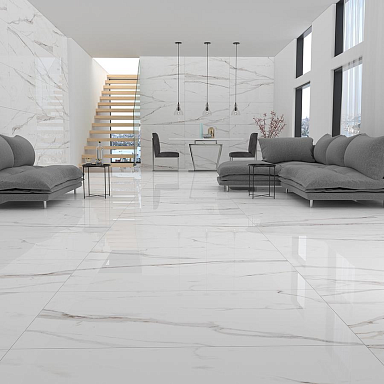 Керамогранит BIEN SERAMIK BIEN0020 Calacatta White Rec Full Lap 600x1200x9