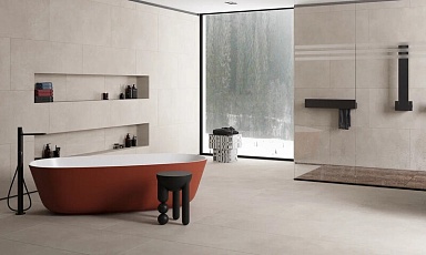 Керамогранит Janye Slab JB3010M Putty Grey Text 120x270