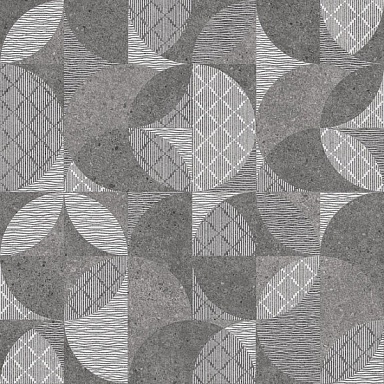 Kerama Marazzi DL601400R Фондамента тёмный декорированный обрезной 60x60