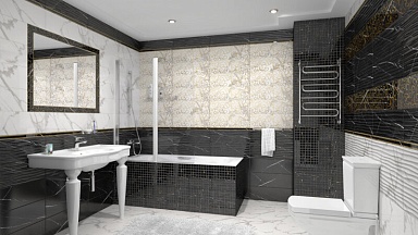 Плитка LB-Ceramics 1064-0157 Миланезе дизайн каррара 20х60