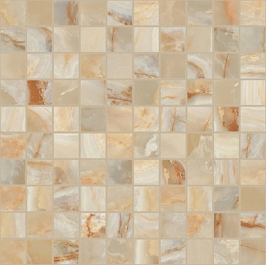 Мозаика Casa Dolce Casa 767663 Onyx&More Golden Onyx Satin Mosaico 3x3 30x30