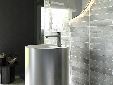 Плитка Cifre Kalon Anthracite Brillo 5х25